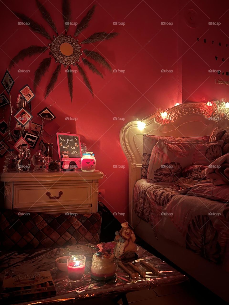 My desk and meditation space