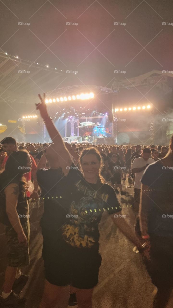 inside the crowd! IRON MAIDEN ATHENS