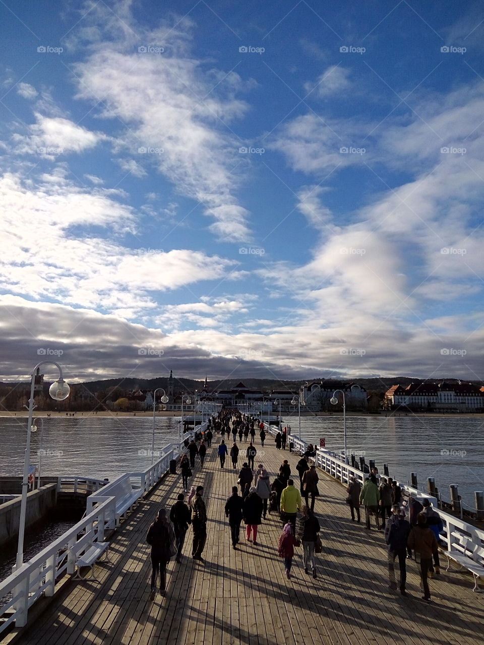 Long pier in Sopot 