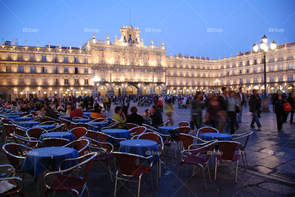 Plaza. Salamanca, Spain. 