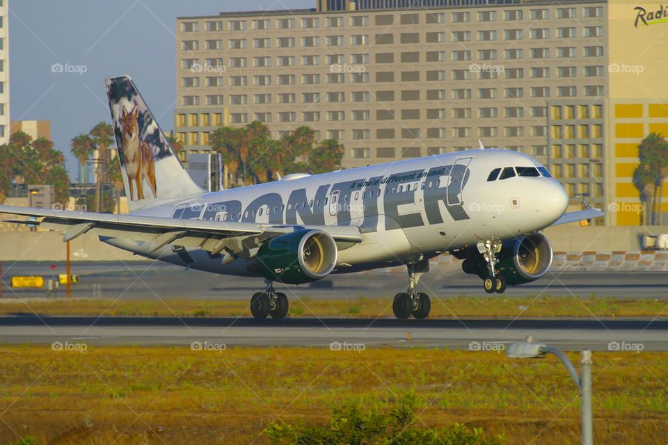 FRONTIER AIRLINES A319 F9 LAX LOS ANGELES CALIFORNIA