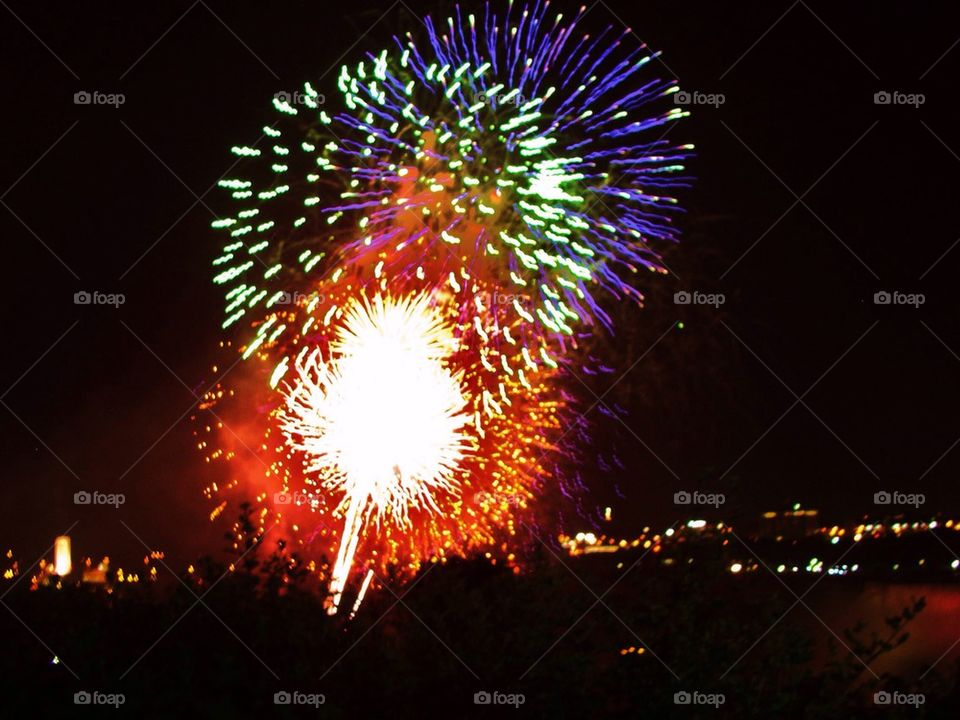 Fireworks display 