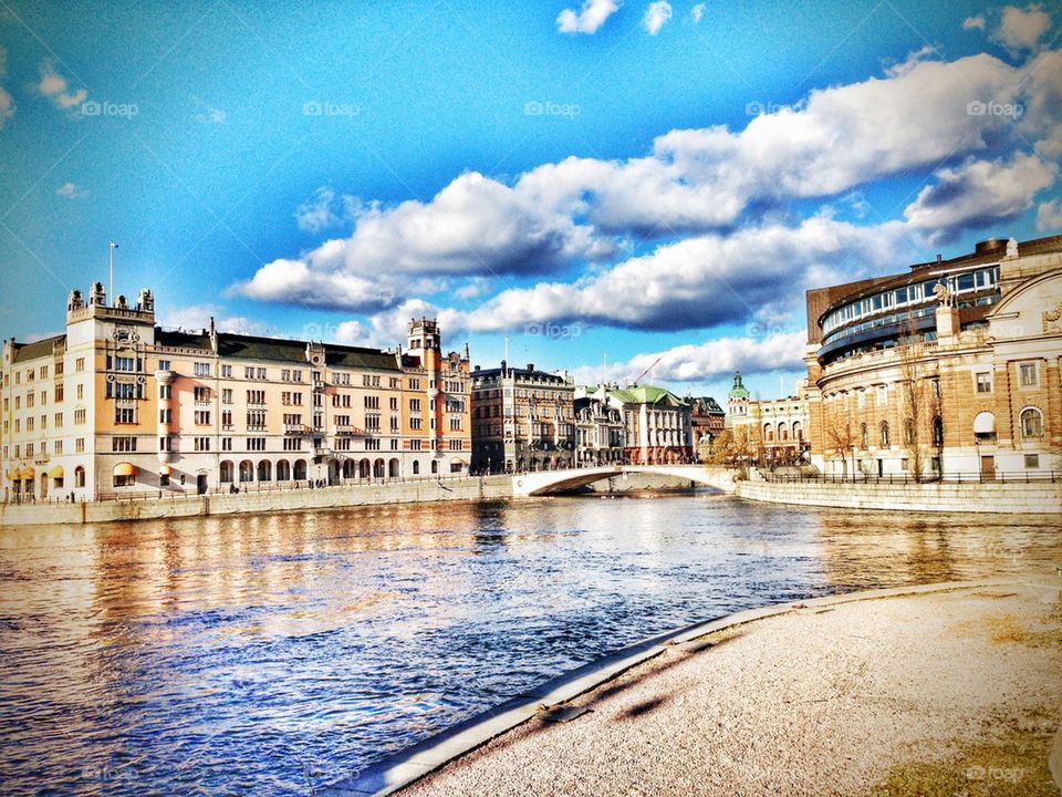 rosenbad and the parliament stockholm