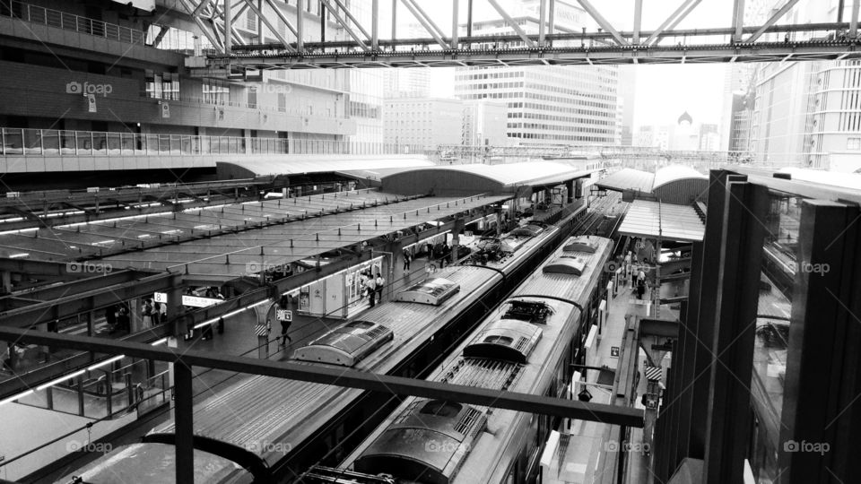 Train station in Japan