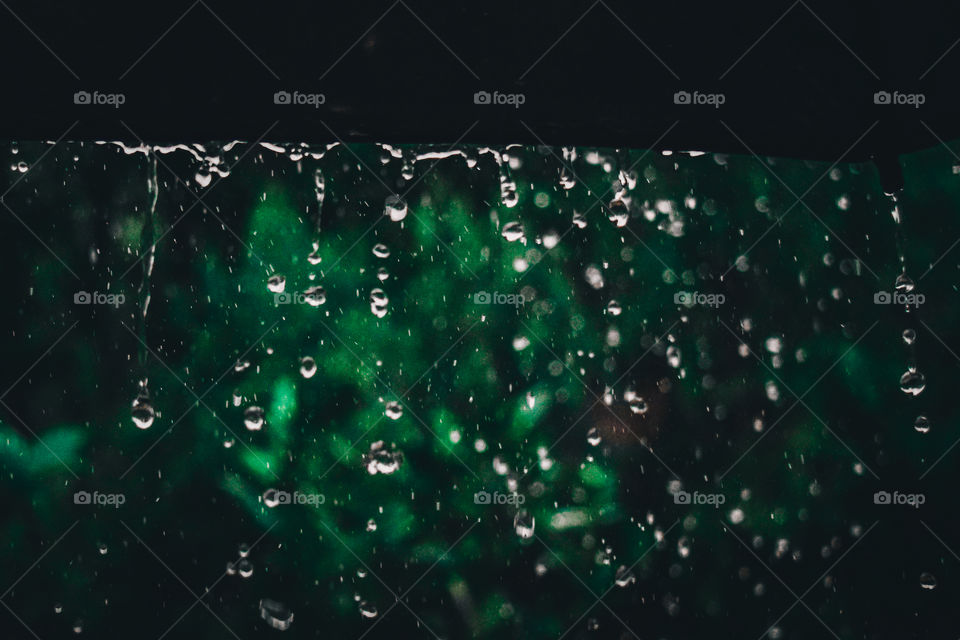 The rain comes with loneliness.