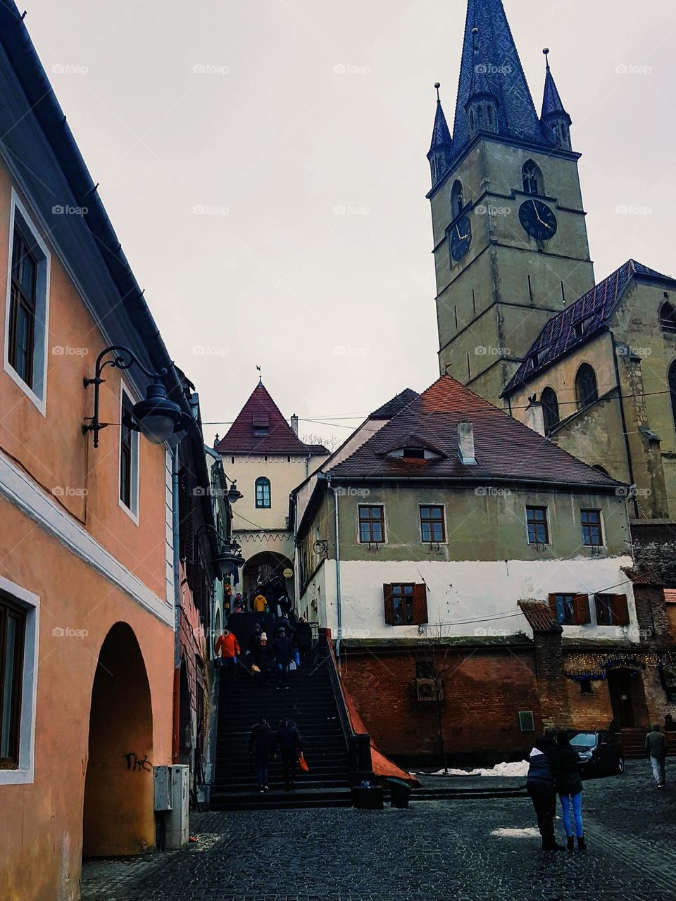 the architecture of the city of Sibiu