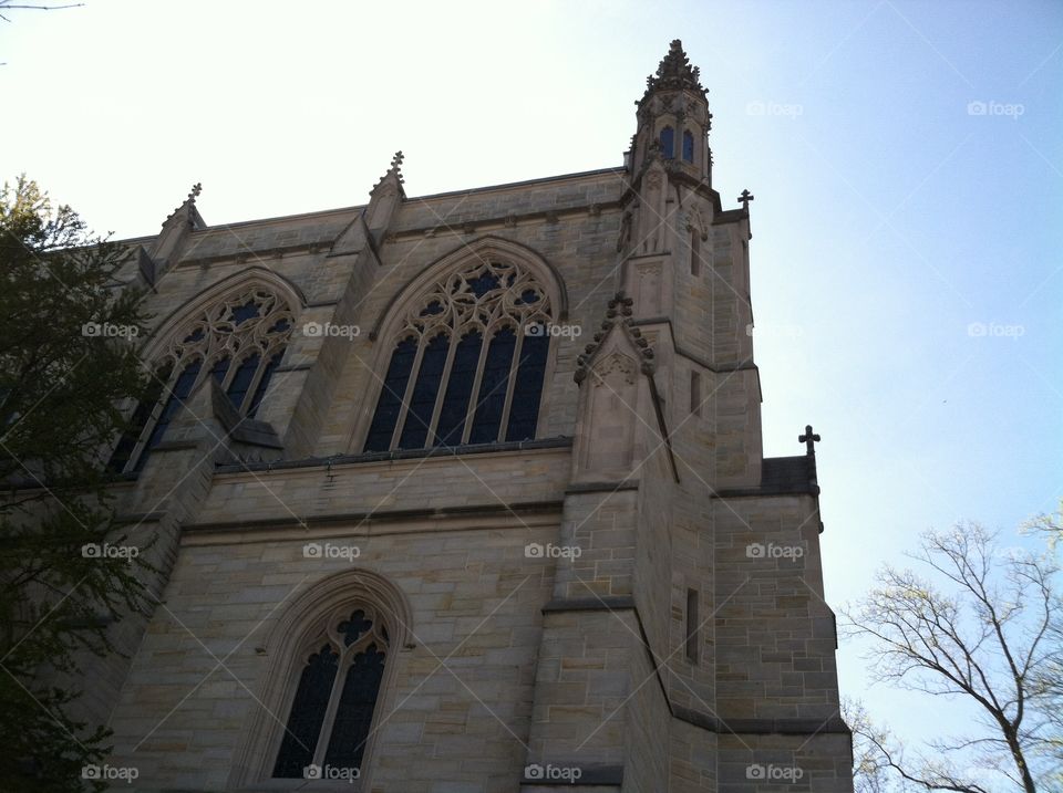Gothic building in Princeton University