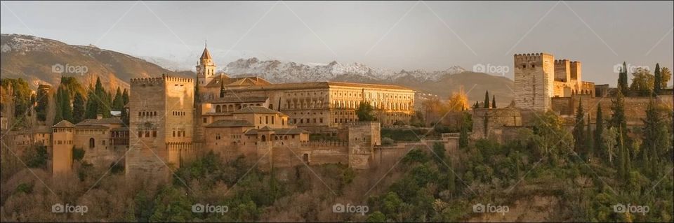 Alhambra at dusk