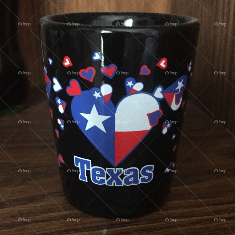 I love Texas shot glass 