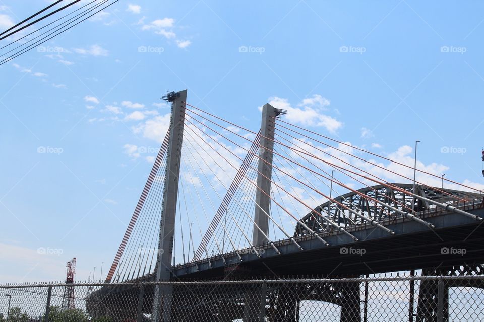 Bridge, Steel, Architecture, Construction, Sky