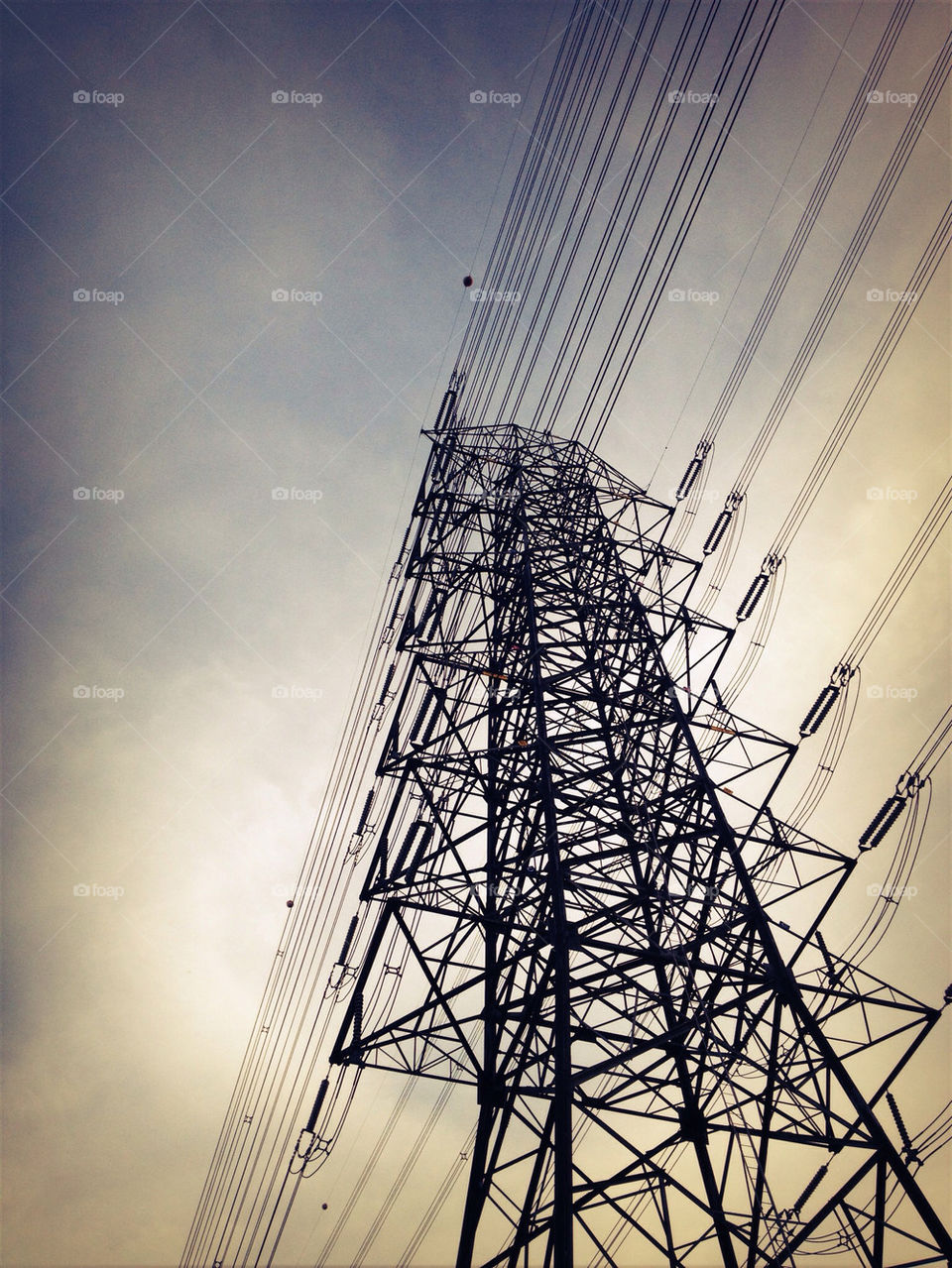 sky lines electricity by ptheerak