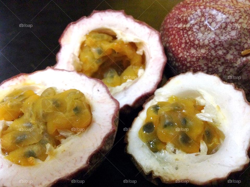 Sweet juicy passionfruit