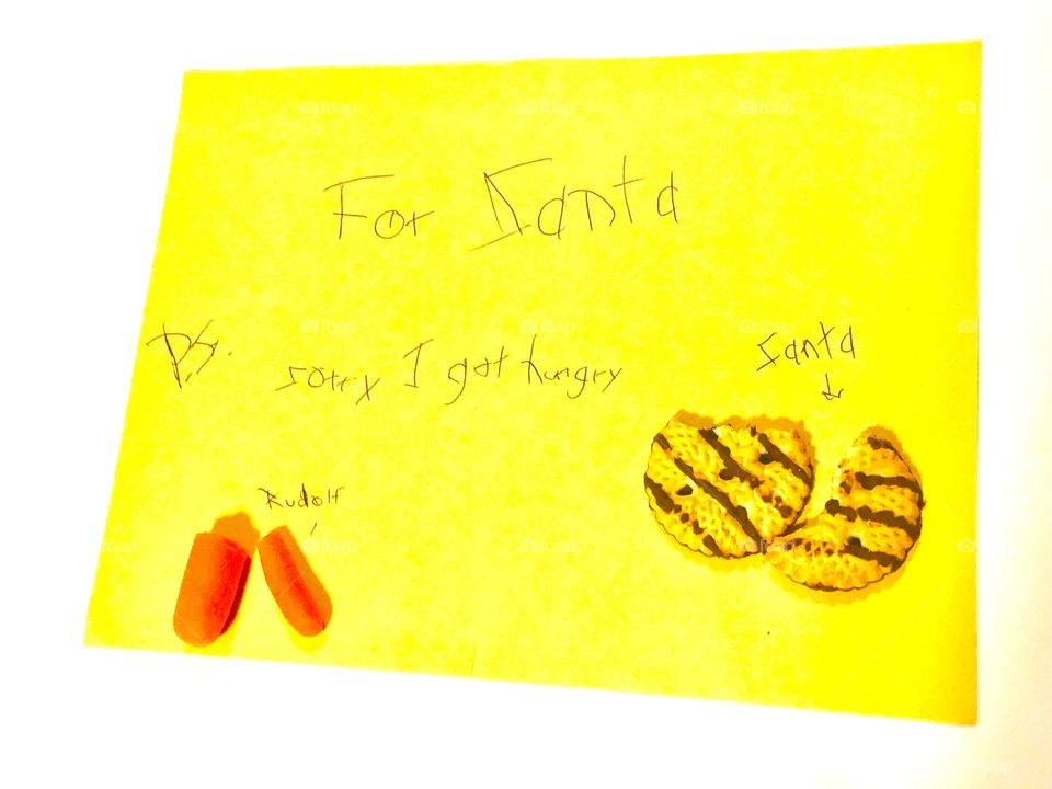 Child's present to Santa 