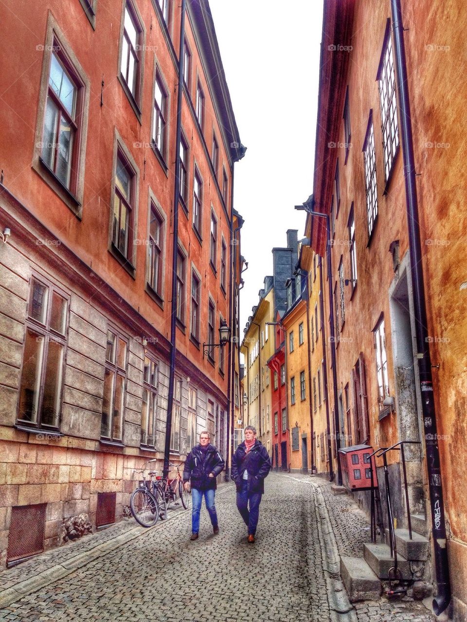 Walking the streets in Gamla Stan