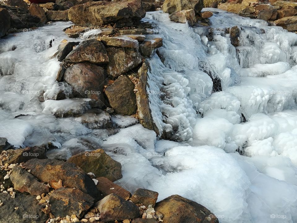 frozen falls