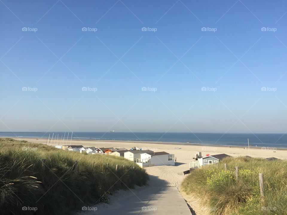Beach Wijk aan Zee,Holland