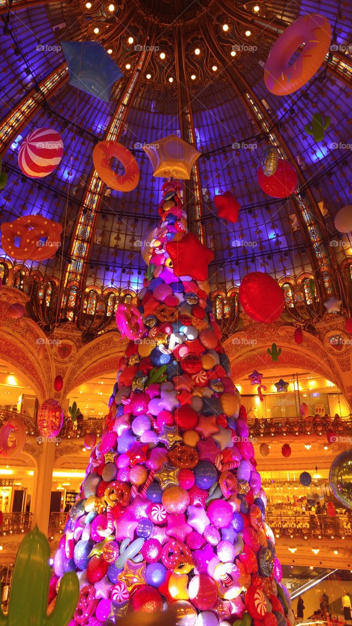 colorful, galerie, balloons, store, beautiful, lights, Christmas, decoration, bright, Architecture, illuminated