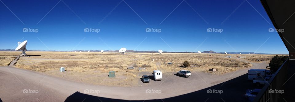 At the Very Large Array (VLA) in New Mexico.