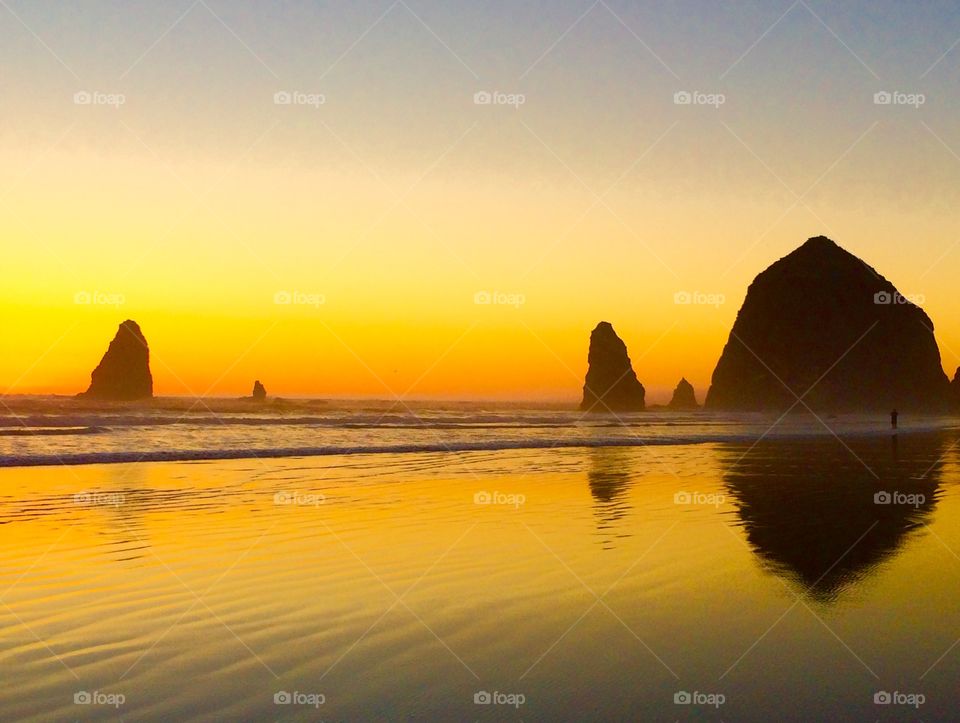 Idyllic view of a beach