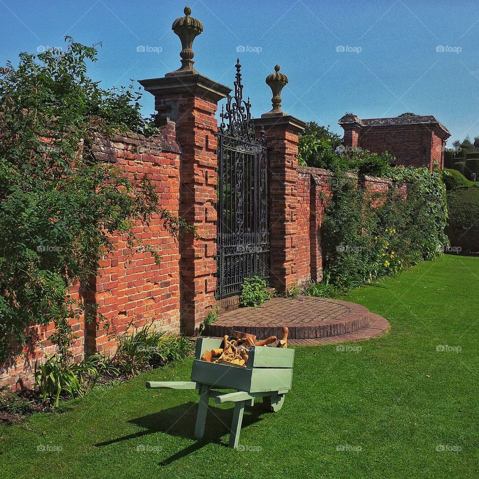 Garden. Stately home 