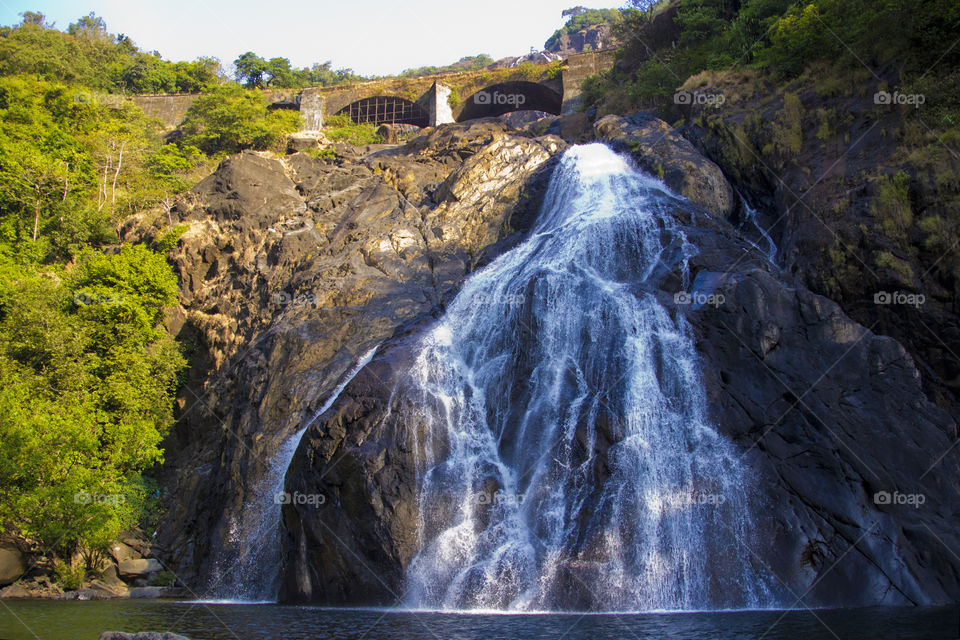 Beautiful waterfalls, landscape