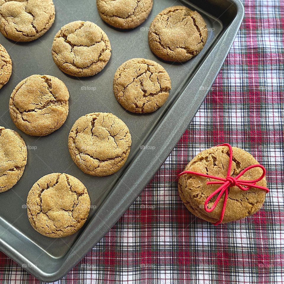 Homemade ginger snap cookies, making cookies for others, cookies as presents for family, making homemade ginger snaps with toddlers, Christmas cookies at home 