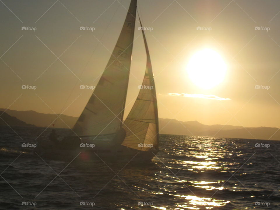 sailing on the ocean