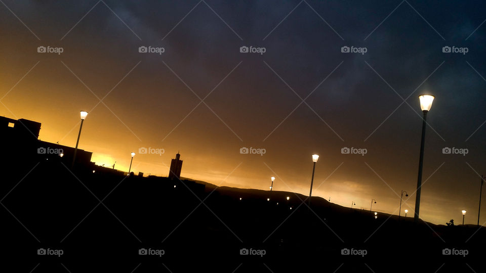 الغروب الشمس