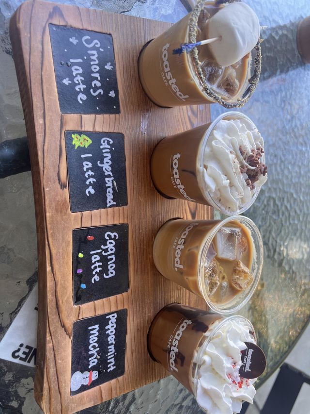 Christmas Coffee flight 