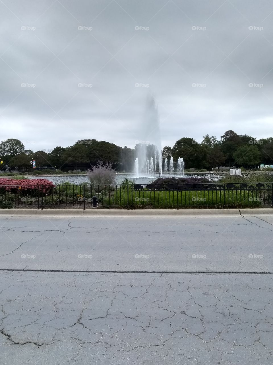Brookfield Zoo fountain
