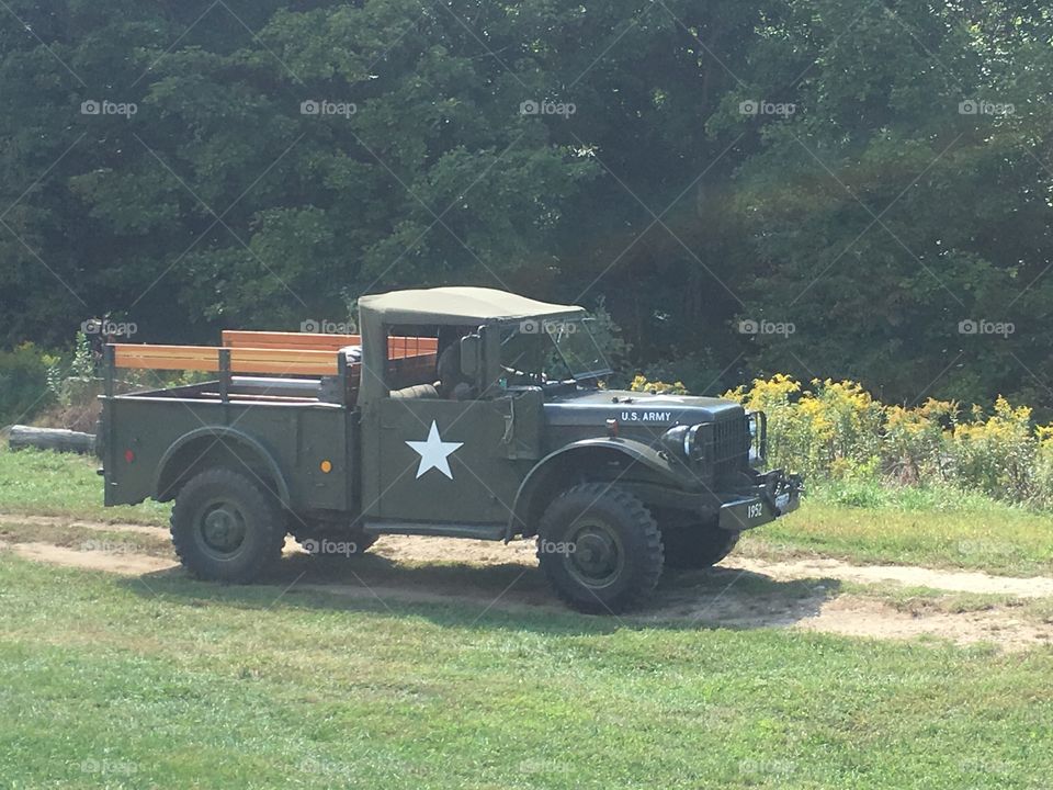 Army jeep truck
