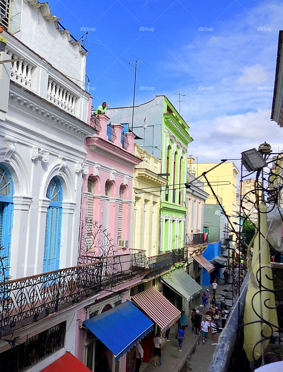 Colourful street at Havana