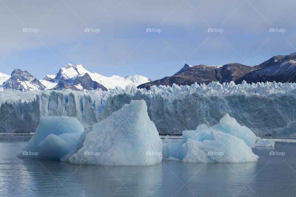 Perito Moreno Glacier near El Calafate in Argentina.