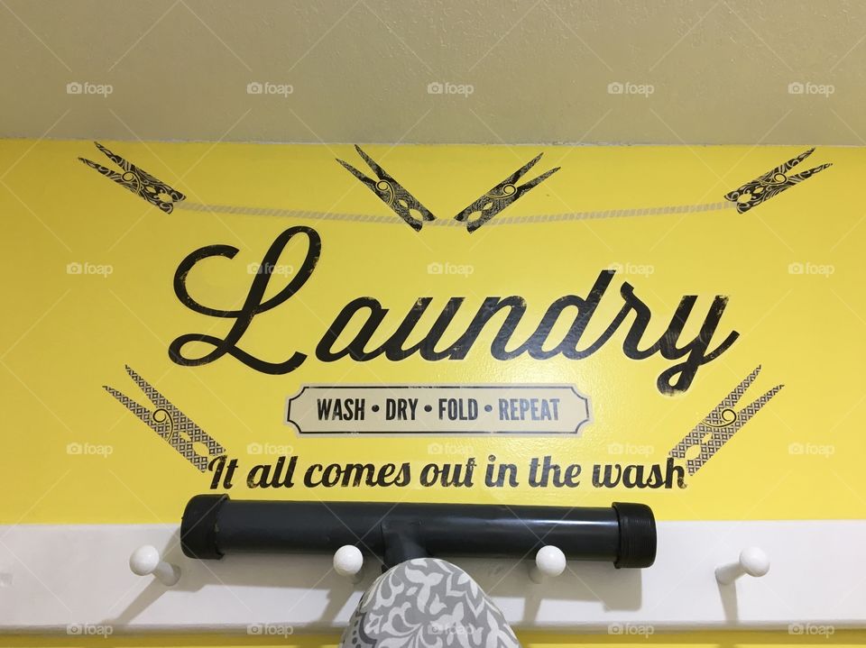 Laundry Room Wall