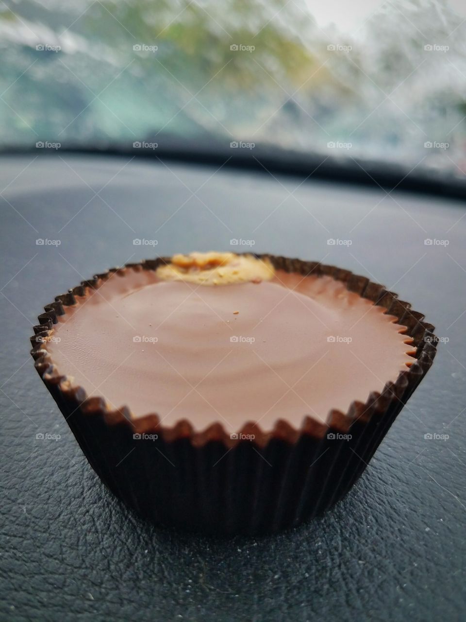 Peanut butter cup imperfection