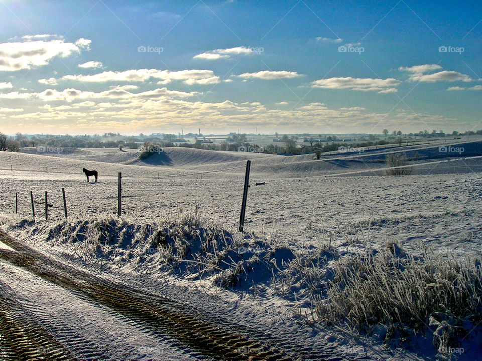 snow winter sweden road by ylvafloreman