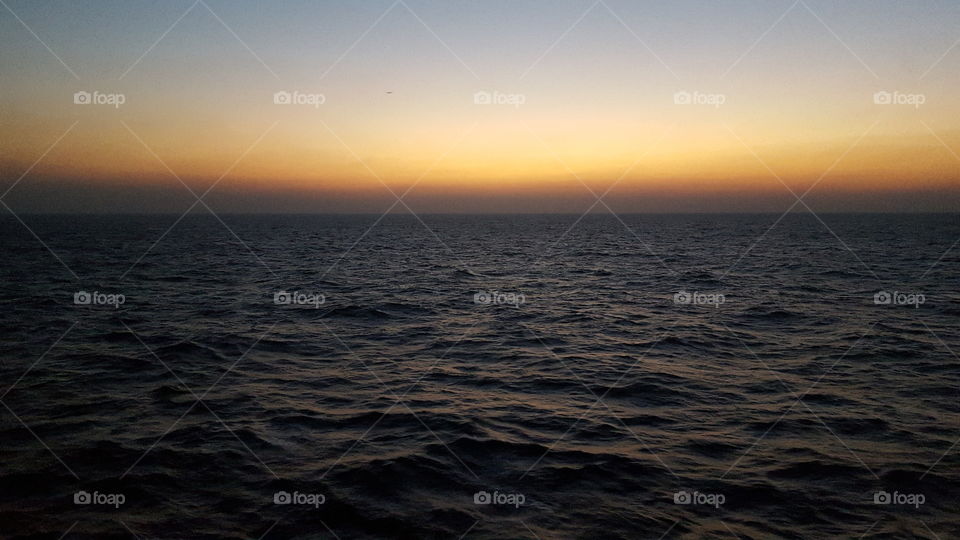 Sunrise in the Arabian Sea