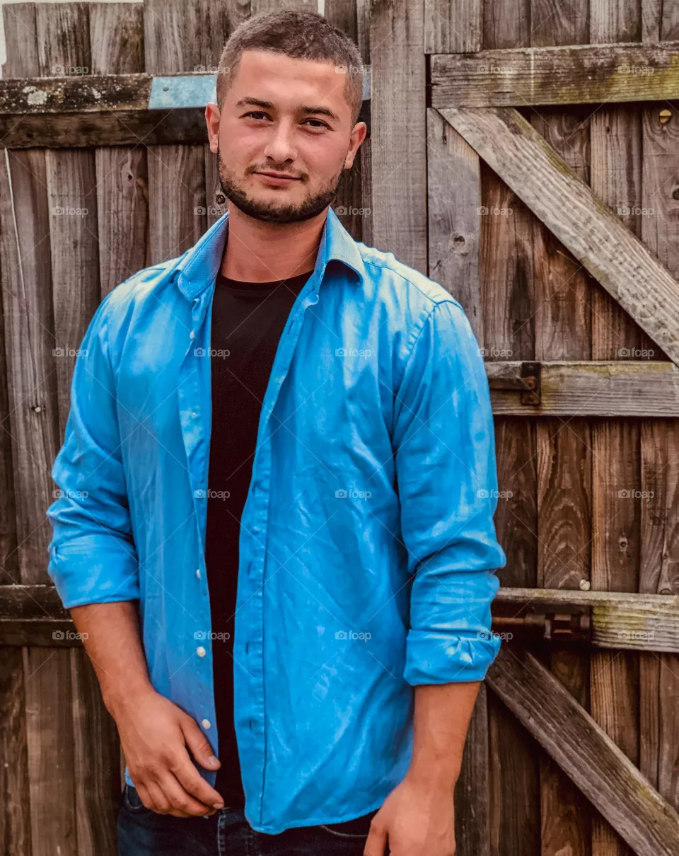 my blue shirt