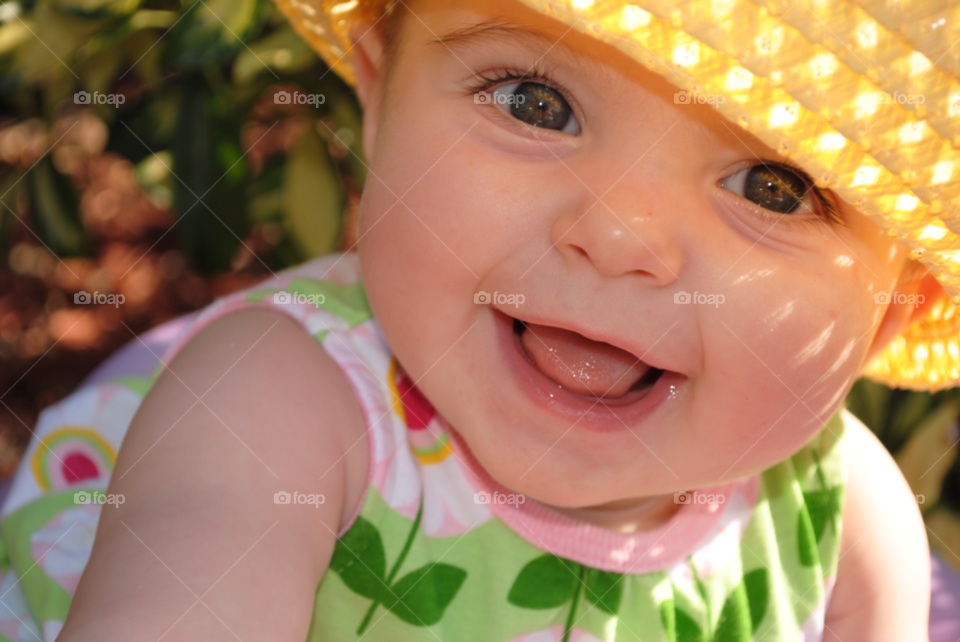 babies girl happy yellow by sher4492000