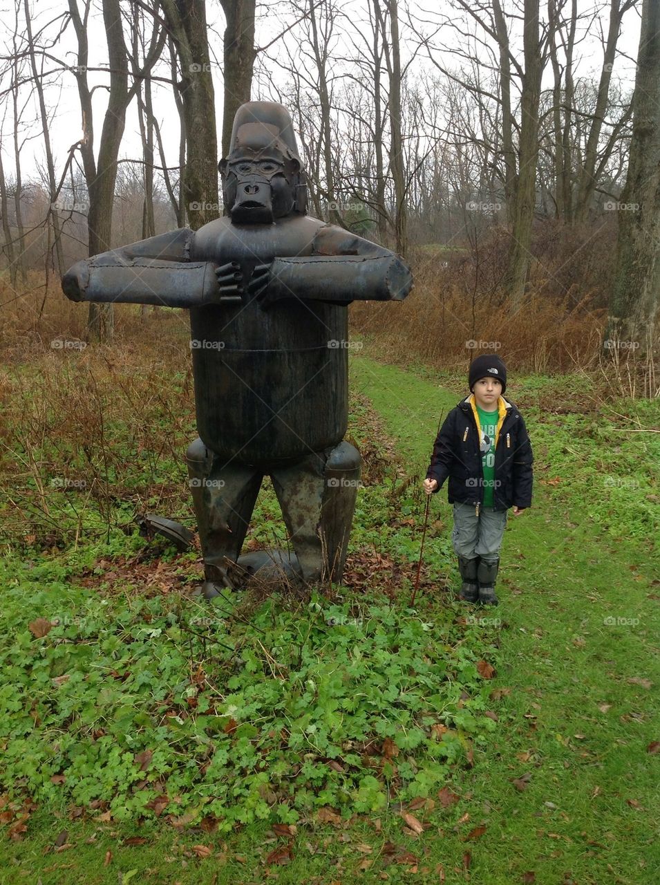 Boy and Gorilla