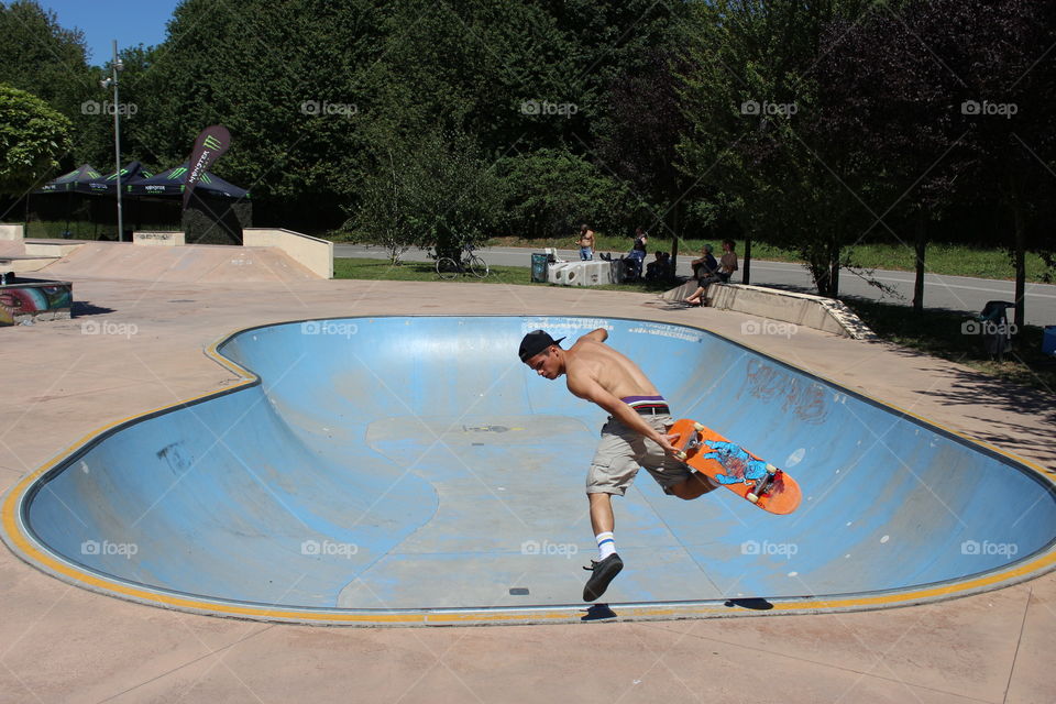 Skater Evolution in the bowl