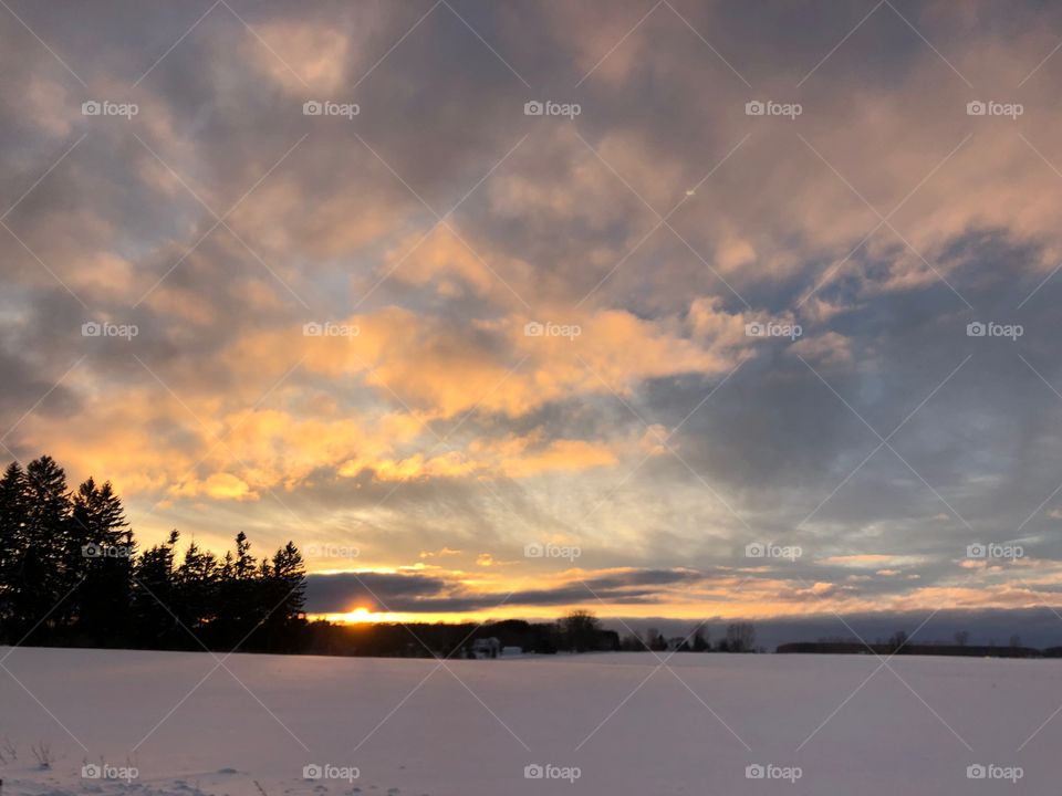 Pure Michigan sunset 