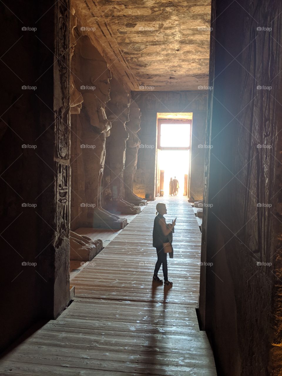 Exploring the Temple of Abu Simbel in Abu Simbel, Egypt