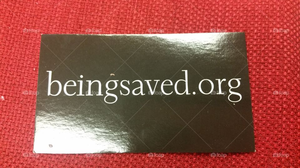 Being Saved!