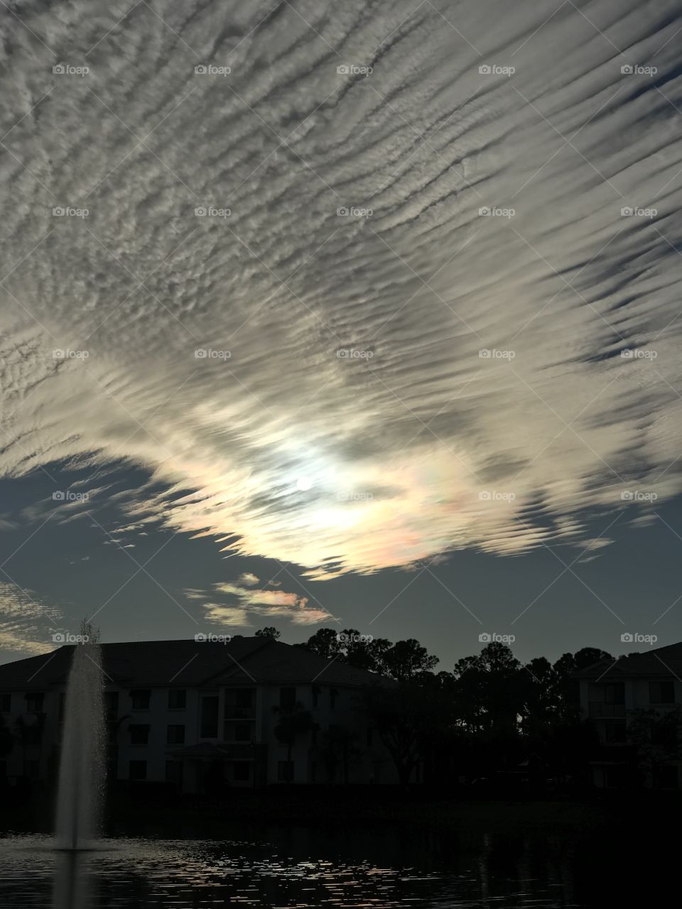 Florida winter sky