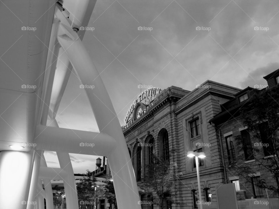 The Station . Union Station in Denver, Colorado.