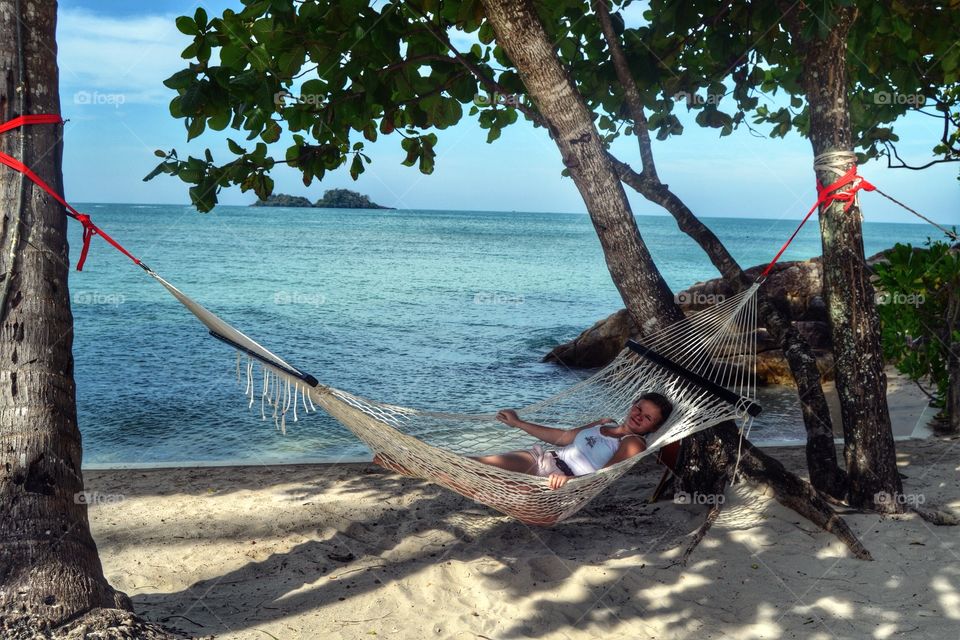 Hammock on the beach