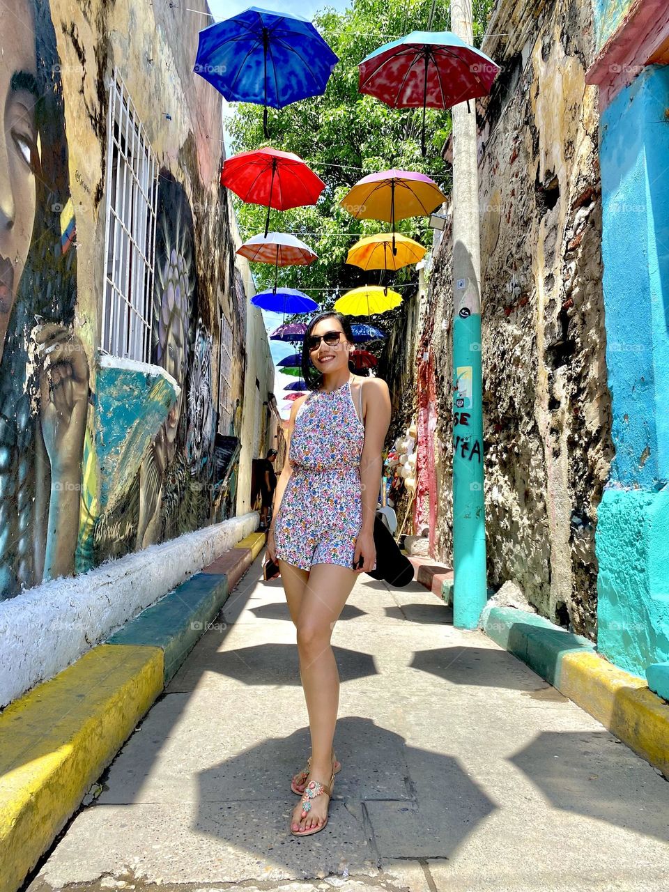 A Colombiana woman in Cartagena- Getsemani 