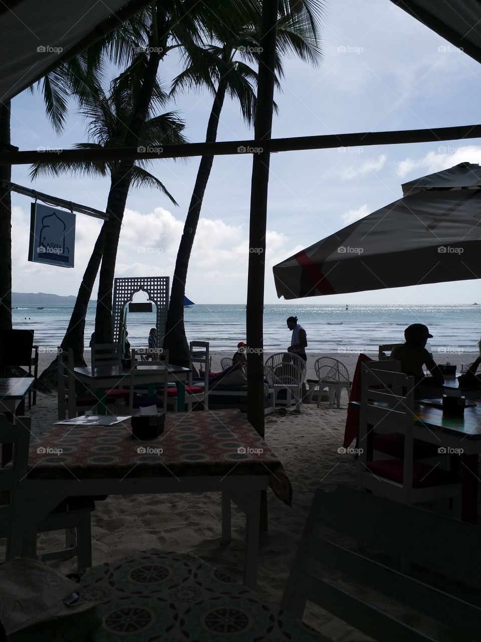 restaurant on the beach, Boracay