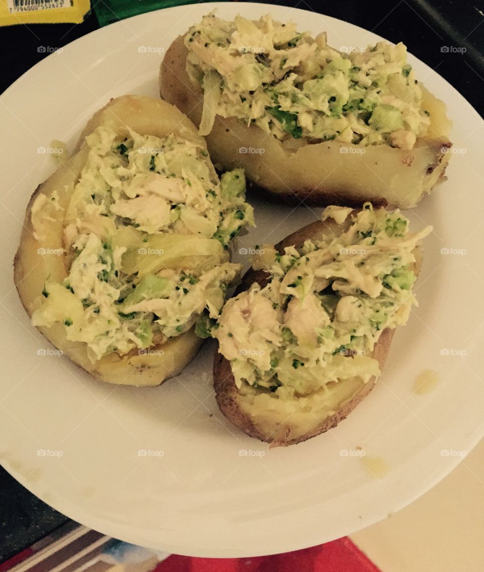 Stuffed potatoes 